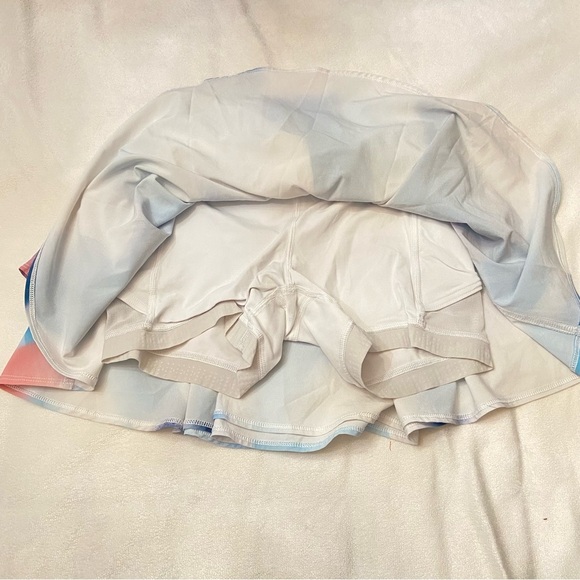 Lululemon Court Rival High-Rise Skirt Baseline Wash Print Multi 1674 - Picture 4 of 13